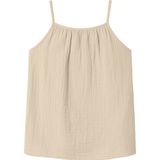 Top - Ronde Hals - Mouwloos - Mousseline - Slim Fit