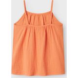 Top - Mouwloos - Ronde Hals - Mousseline - Slim Fit