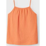 Top - Mouwloos - Ronde Hals - Mousseline - Slim Fit