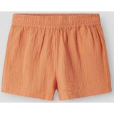 Short - Katoen - Blauw - Regular Fit - Elastische Taille