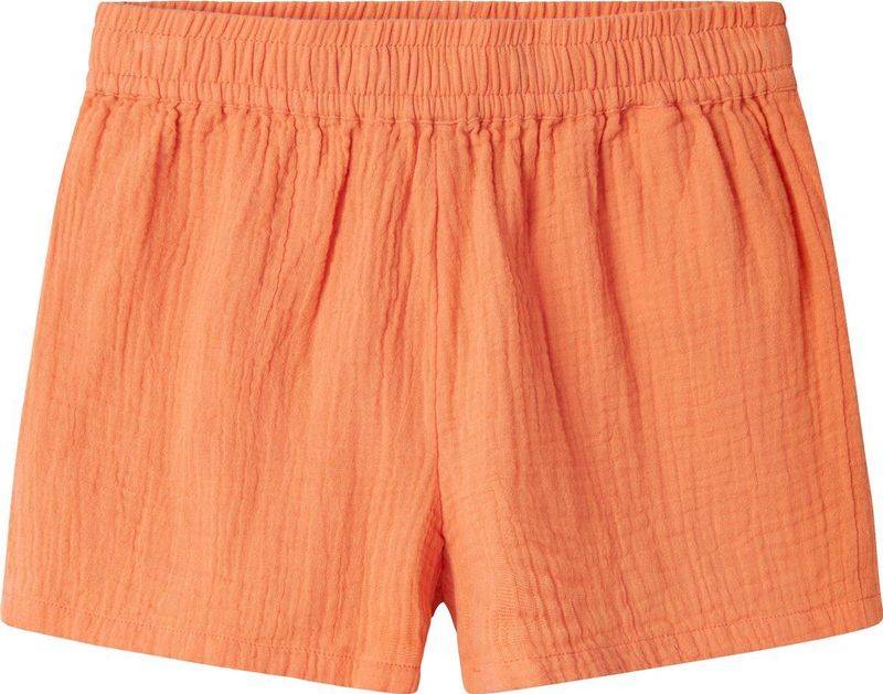 Short - Katoen - Blauw - Regular Fit - Elastische Taille