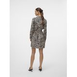 VMVIGDIS - L/S ABK WVN BTQ T-shirt - Noir/blanc