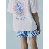 Korte Shorts - All-Over Print - Jersey - Verstelbare Taille - Regular Fit