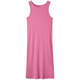 NAME IT - NKFHELLEMIE XSL SL DRESS - Jurk - Aurora Pink - Ribtricot