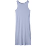 Jurk - Gestreept - Ribtricot - Mouwloos - Slim Fit