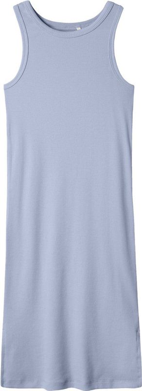 Jurk - Gestreept - Ribtricot - Mouwloos - Slim Fit