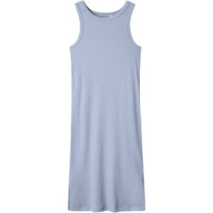 Name It - Lange Jurk - Kind - Slim Fit - Ronde Hals - Zonder Mouwen