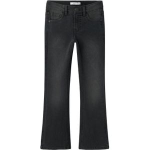 Name it kids Meisjes Nkfpolly Boot Jeans 3144-Is Tb, Donkergrijs denim, 128