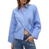 Vero Moda Vmnora Ls Oversize Shirt Wvn Ga Noos Dames Blouses