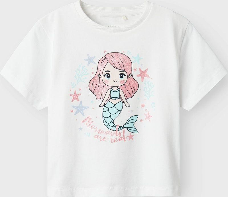 Name It - MINI - T-Shirt - Wit - Maat 104