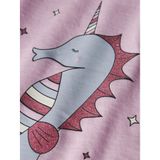 T-shirt - Katoen/Elastaan - O-hals - Korte Mouwen - Regular Fit - Pigment Print