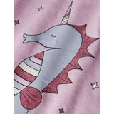 T-shirt - Katoen/Elastaan - O-hals - Korte Mouwen - Regular Fit - Pigment Print