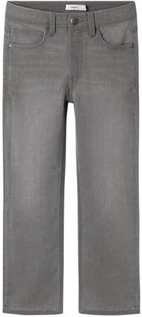 Name It - Nkmryan Straight Jeans - Lichtgrijs - Jongens