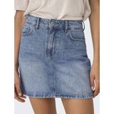 ONLY - Jeansrok - Lichtblauw - Denim - Vijf-pocket Design