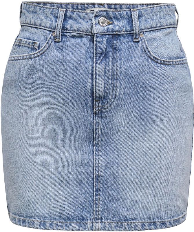 ONLY - Jeansrok - Lichtblauw - Denim - Vijf-pocket Design