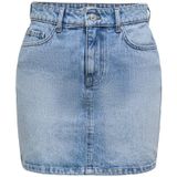 ONLY Sommerrock Modisches Rock im Denim-Look, Taille ONLSTELLA SHORT SKIRT DNM AZG NOOS
