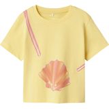 Name It - MINI - T-Shirt - Geel - Maat 110
