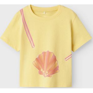 Name It - MINI - T-Shirt - Geel - Maat 110