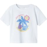 Name It - MINI - T-Shirt - Wit - Maat 110