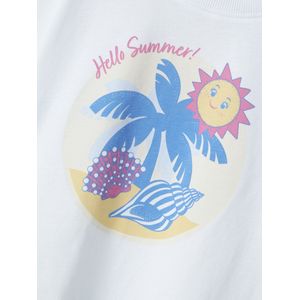 Name It - MINI - T-Shirt - Wit - Maat 110