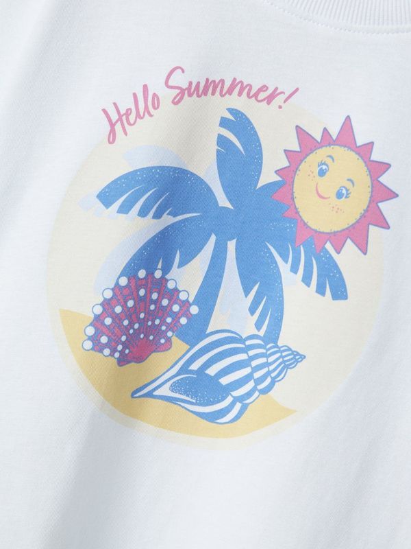 Name It - MINI - T-Shirt - Wit - Maat 110