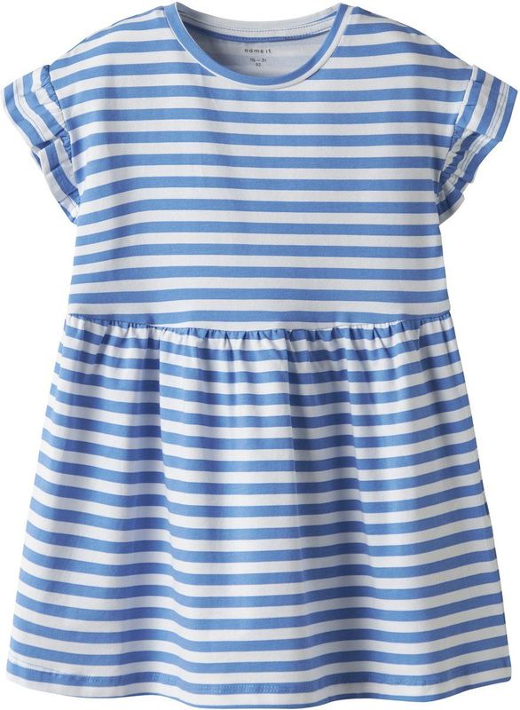Name It - Nmfjoane Ss Dress Pb - Meisjesjurk - Marina - Korte Mouwen