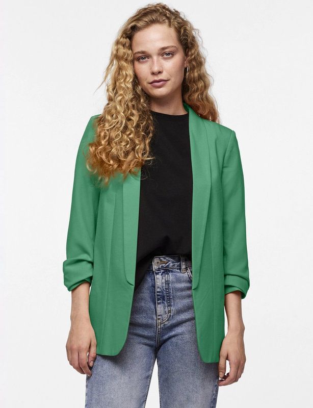 PCBosella Blazer - Effen - Gerecycled Materiaal - Driekwart Mouw