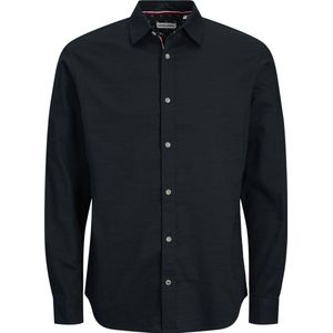 JACK & JONES - Hemd - Donkerblauw - Katoen