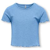 ONLY GIRLS - T-shirt - Wit - Jersey - O-hals - Korte Mouwen