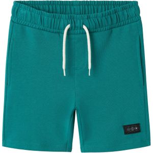 NAME IT - Korte Broek - Groen - Katoen - Verstelbare Tailleband