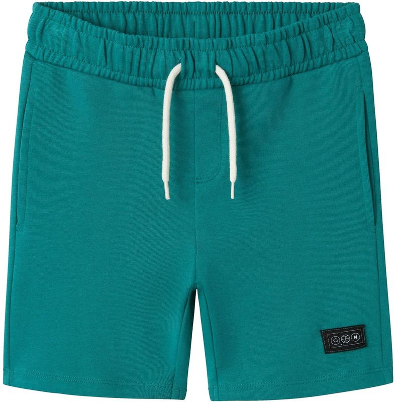 NAME IT - Korte Broek - Groen - Katoen - Verstelbare Tailleband