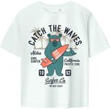 Regular Fit - T-shirt - Groen - Jersey