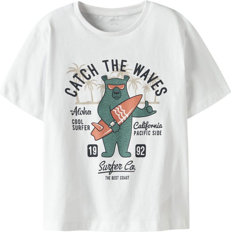 Regular Fit - T-shirt - Groen - Jersey