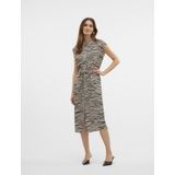 VERO MODA Blousejurk 'VMMYMILO'  beige / zwart