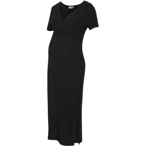 Jerseyjurk - Ronde Hals - Korte Mouwen - Zwart - 95% Lenzing™ Ecovero™ Viscose