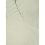 Jerseyjurk - Effen - V-hals - 3/4 Lengte - Getailleerd - Slanke Pasvorm