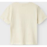 NAME IT - NMMBENNIBO SS NREG TOP PB - T-shirt - Birch - Jersey