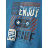 NAME IT - NMMBENNIBO SS NREG TOP PB - T-shirt - Fjord Blue - Jersey