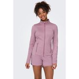 ONLY PLAY - Sportjas - Zwart - Fleece - Hoge Hals - Lange Mouwen