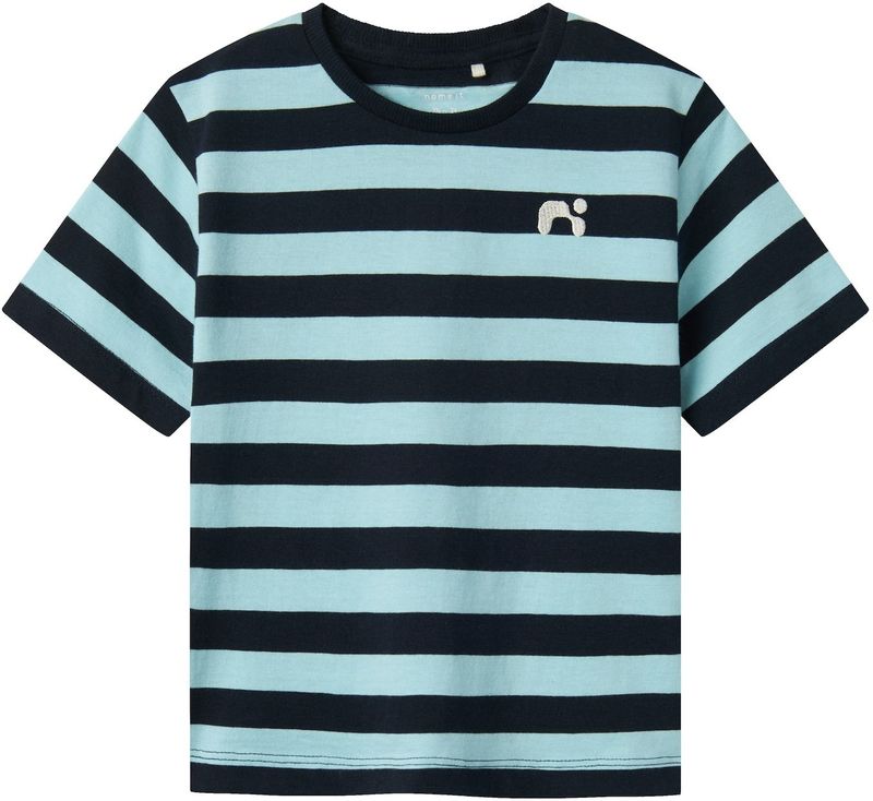 T-shirt - Regular Fit - Jersey - Geborduurd