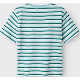 Name It - NMMJELLAN SS NREG TOP PB - T-shirt - Aquatic - 100% Katoen