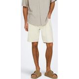 ONLY & SONS Shorts »ONSEDGE ECRU 2044 PIM DNM SHORTS«