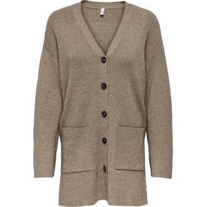 Knitwear - V-hals - Mélange - Zachte Textuur - Losse Pasvorm