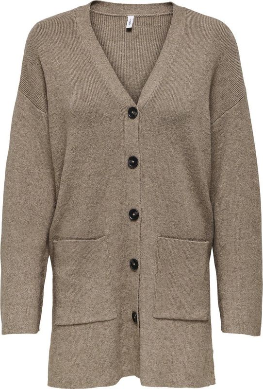 ONLY Strickjacke »ONLKATIA LS RIB V LOOSE CARDIGAN CC KNT«