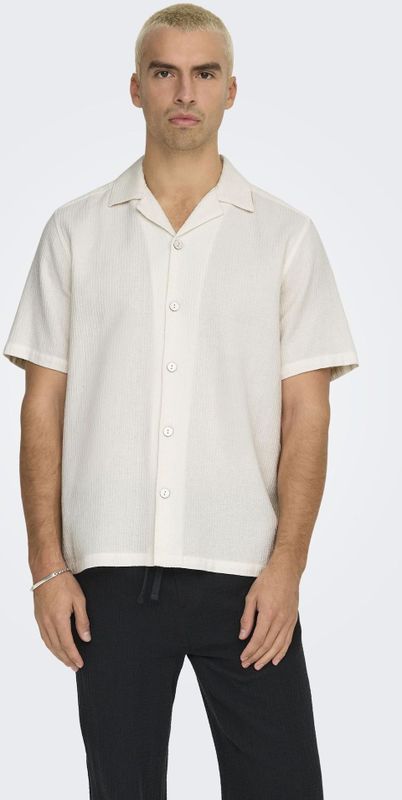 Onsbertil - Overhemd - Katoen - Regular Fit - Korte Mouwen