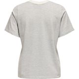 JDY - JDYPISA S/S PRINT TOP JRS NOOS - Shirt - Cloud Dancer - Korte Mouwen