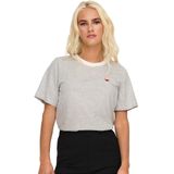 JDY - JDYPISA S/S PRINT TOP JRS NOOS - Shirt - Cloud Dancer - Korte Mouwen