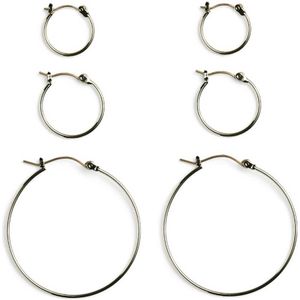 PIECES - PCBELINDA - Oorbellen - Goudkleurig - Set van 3