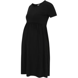 Mama.Licious - Mlmia Ss Jrs Abk - Skaterjurk - Zwart - Normale Pasvorm, Ronde Hals, Korte Mouwen