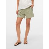 MAMALICIOUS - MLIvy - Broek - Pastelgroen - Regular Fit - Kort
